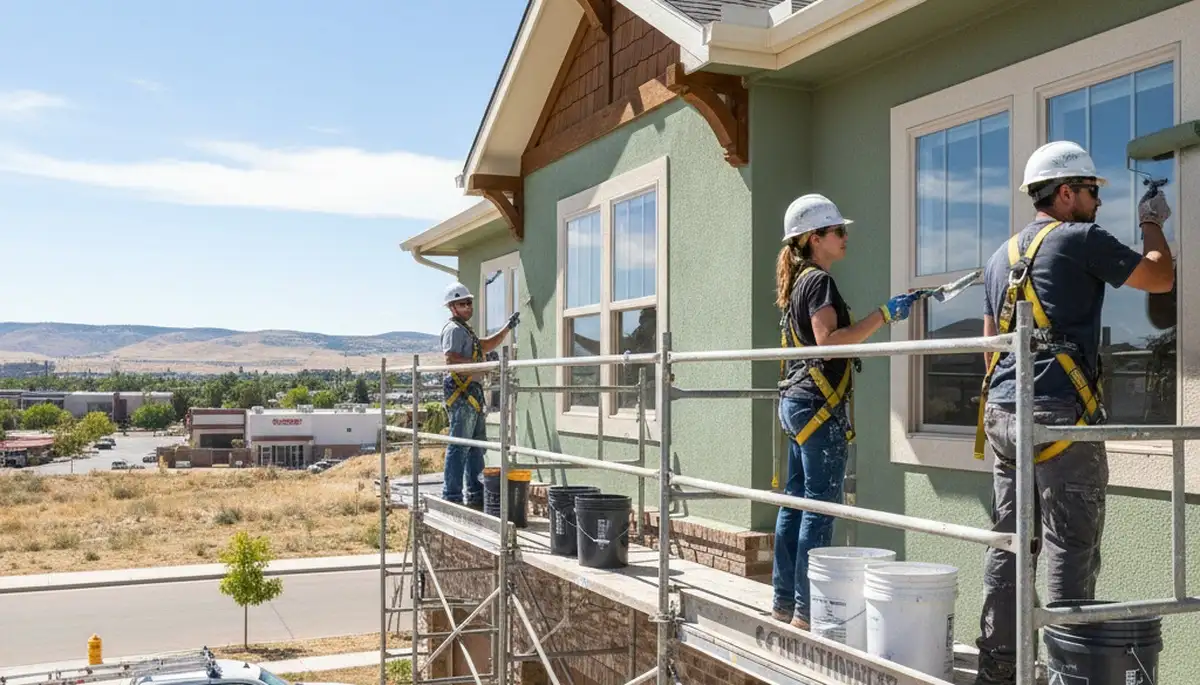 Aurora, CO painting contractor team providing professional interior and exterior painting services