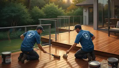 Aurora, CO deck sealing by Aurora Paint Pros to protect wood from sun, snow, and weather damage