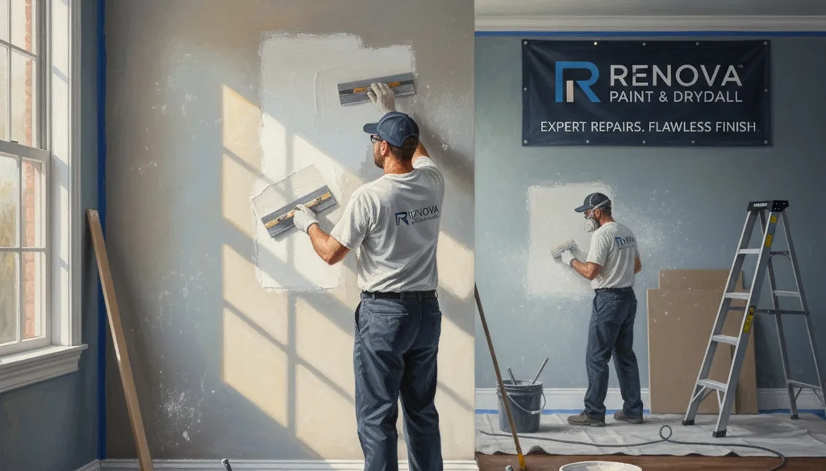 Aurora Paint Pros drywall repair for cracks, holes, and water damage in Aurora, CO