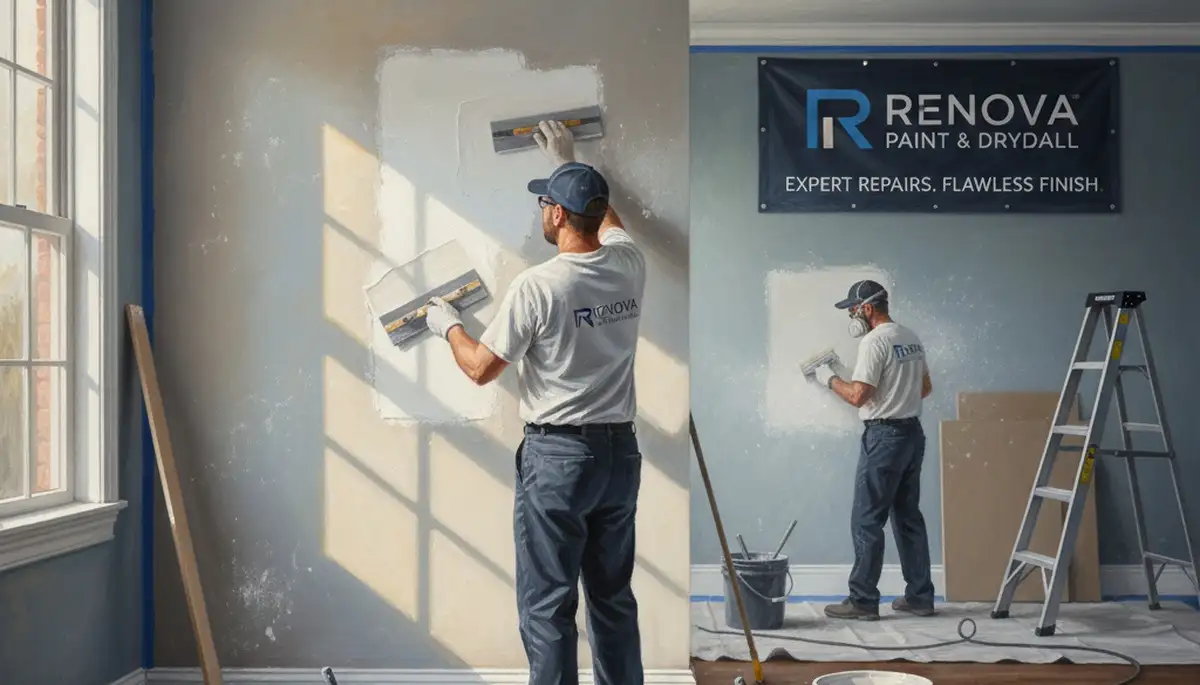Aurora Paint Pros drywall repair for cracks, holes, and water damage in Aurora, CO