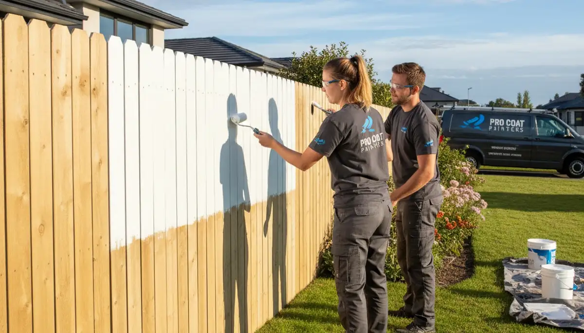 Fence painting service in Aurora, CO by Aurora Paint Pros