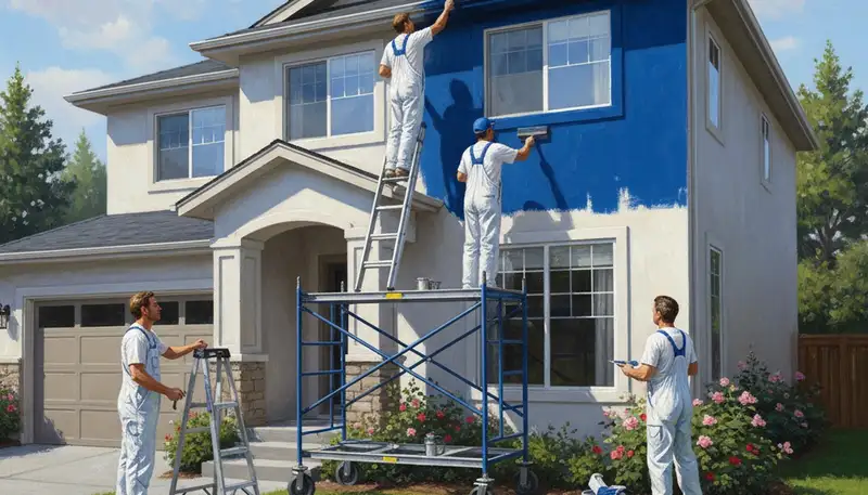 Aurora, CO house painting service with durable exterior finishes for weather protection