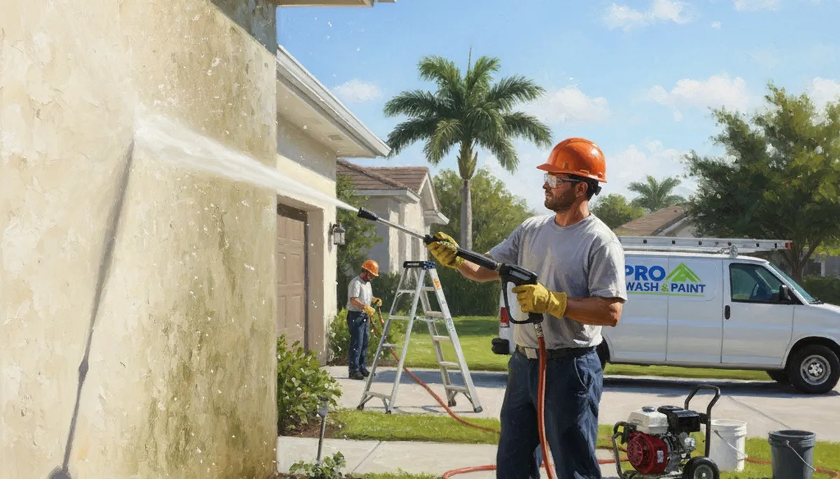 Pressure cleaning exterior for Aurora, CO homes by Aurora Paint Pros