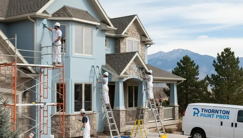 Aurora, CO painting professionals delivering expert interior and exterior house painting services